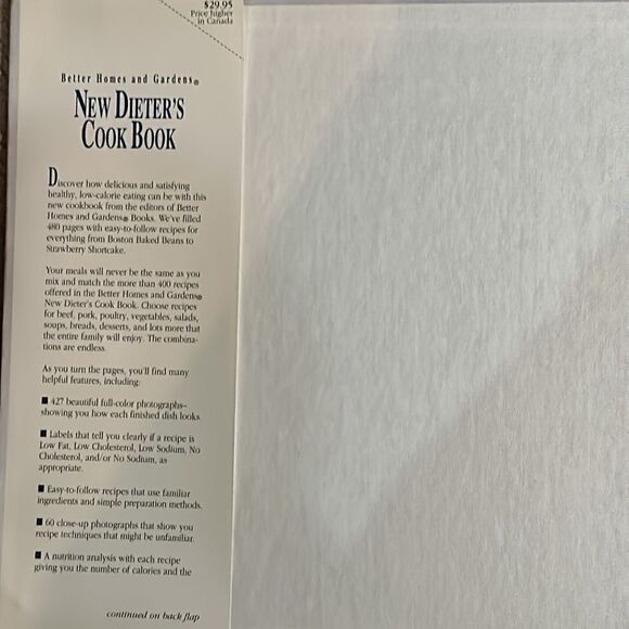 Better Homes and Gardens “New Dieters Cookbook” - Picture 2 of 7